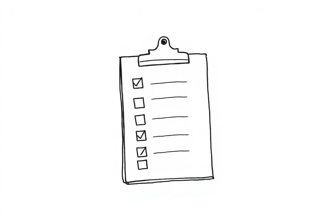 Hand-drawn line-art illustration for "What Funders Want to See in Your Outreach Plan"